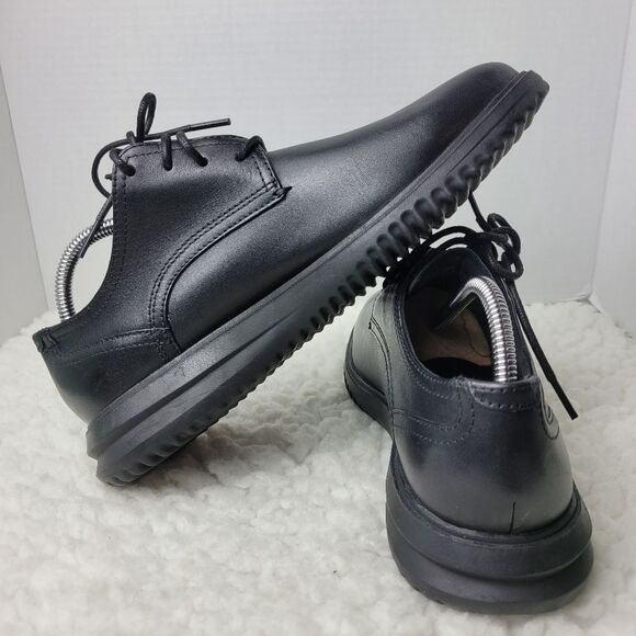Cole Haan Grand+ Plain Toe Men\'s 8.5 Oxford Black Leather Shoes C38222 main image 8